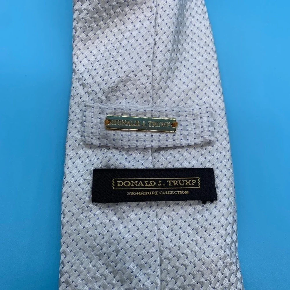 Donald J Trump Signature Collection Geometric Silk Men's Classic Neck Tie